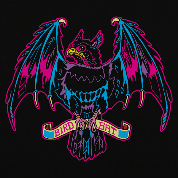 Bird Bat Gothic Neon Unisex T-Shirt